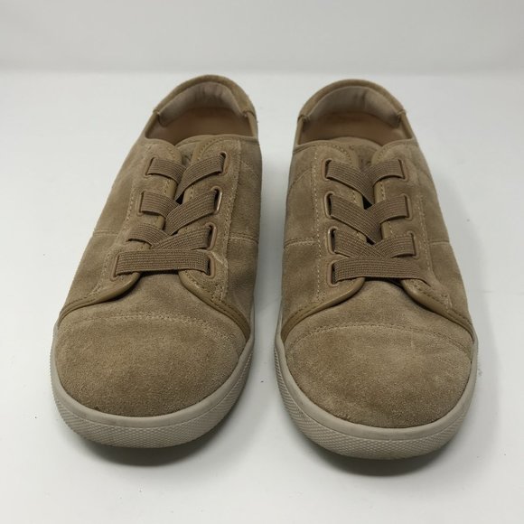 Vionic Jean Tan Suede Comfort Slip On Elastic Walking Sneakers Low Womens 6 - Picture 4 of 5